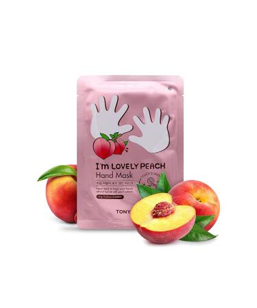 Tony Moly I'm Lovely Peach Hand Mask - Nourishing Hydration | 1 Pair (0.56 oz) - Buy Online on GoSupps.com