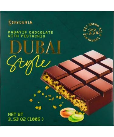 Pufai Erendiz Kaday f Kadaifi r ti pour chocolat Dubai 200 g chocolat Chocovia Dubai 100 g - Buy Online on GoSupps.com