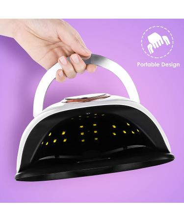 168W UV LED Nail Light with Motion Detection - Professional Gel Lamp for Salon-Quality Results at Home - Buy Online on GoSupps.com