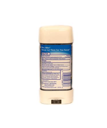 Dry Idea Advanced Dry Unscented Antiperspirant & Deodorant Clear Gel 3 oz - Pack of 11 - Buy Online on GoSupps.com