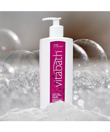 Vitabath Plus Moisturizing Shower Gel for Dry Skin - 32 oz Jasmine - Hydrating Body Cleanser with Replenishing Oils - Buy Online on GoSupps.com