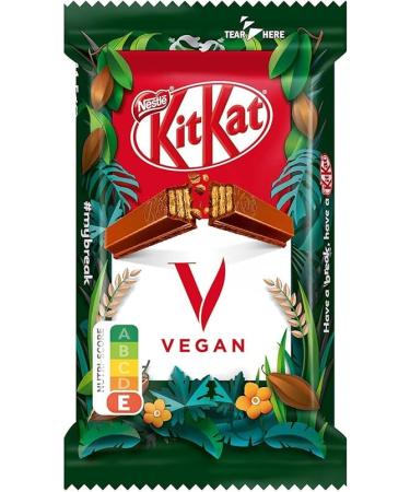 Wowboxme KitKat Vegan 4 Finger Chocolate Wafers 24 x 41g (Vegan) (24 Bars)