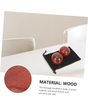 Buy Lurrose 2st Health Balls - Wooden Baoding Meditation Balls for Hand Massage Muscle Relief & Chinese Medicine | International Shipping Available - Buy Online on GoSupps.com