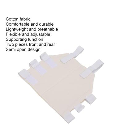 Luqeeg Comfortable Cotton Chest Brace - Adjustable Rib & Chest Support Belt for Intercostal Strain & Broken Ribs 90-120cm Size Lightweight Design Pain Relief - Buy Online on GoSupps.com