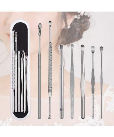 Healifty 7pcs Stainless Steel Ear Cleaner Set - Ear Wax Removal Kit and Ear Cleansing Tools - Buy Online on GoSupps.com
