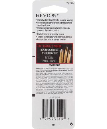 Revlon Expert Tweezer Slant Tip 5-Pack - Precision Slant Tweezers - Buy Online on GoSupps.com