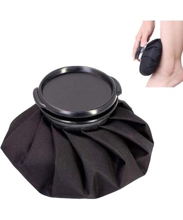 Ice Pack | Instant Waterproof Ice Cold Compress Ice Pack for Hip Shoulder Knee Back Heat and Cold Bag for Swelling Bruises Rossev Black 6 Inches - Buy Online on GoSupps.com