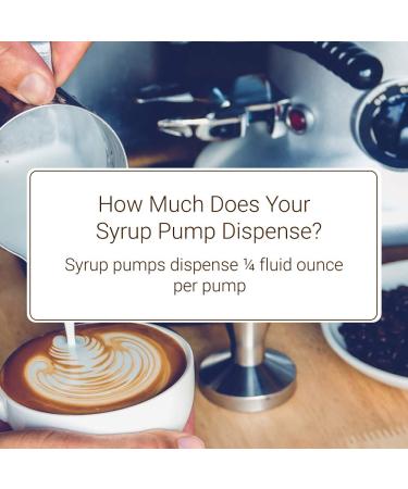 Monin Syrup Pump for 750ml Glass Bottles - Tip Cover, 1 Fluid Ounce Per Pump - Buy Online on GoSupps.com