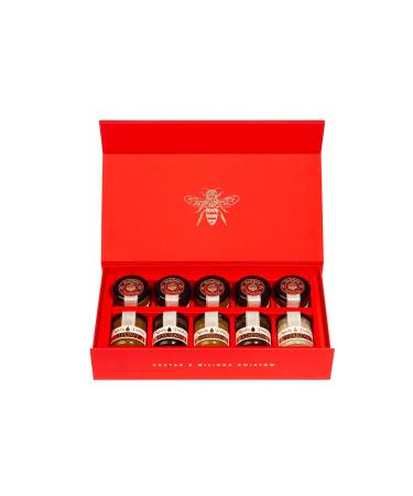 Raw flower nectar Honey + juice (10 x 40g) from Poland. Perfect for a gift. Premium Gold