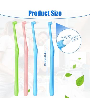 Acwoo Tuft Toothbrush Set - 4 Soft Brush Inserts for Detail Cleaning - Perfect for Interdental Spaces - Buy Online on GoSupps.com