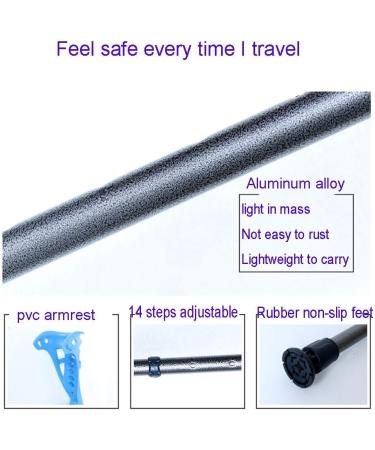 Canes Height Adjustable Elbow Forearm Crutches Ergonomic Shock-Absorbing Walking Crutches with Comfortable Grips Assistance for Men/Women Red (Purple) Selfless dedication - Buy Online on GoSupps.com