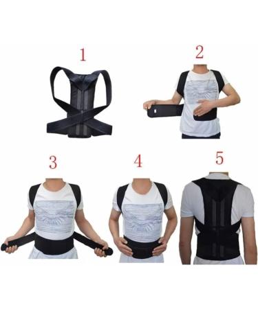 Back Support Back Brace Lumbar Support Back Support Posture Corrector Full Back Support Belt Brace Trainer Shoulder Back Support Belt(Blue Small) Small Blue - Buy Online on GoSupps.com