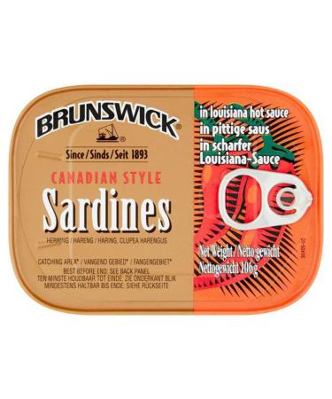 MASBrunswick Sardines with Louisana Hot Sauce 106g-Fd