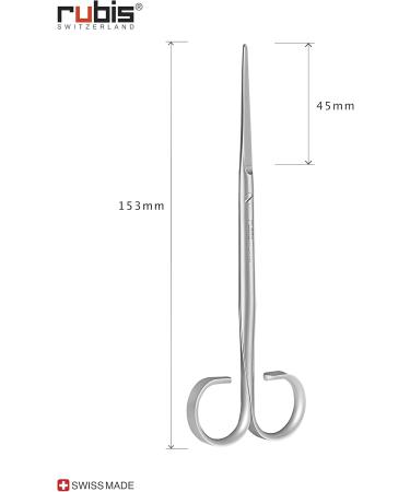 Rubis Eyebrow scissors - professional hair scissors specially designed for eyebrows - Buy Online on GoSupps.com