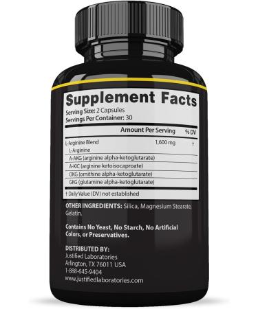 Justified Laboratories Maasalong Max 1600MG Advanced Men's Health Masalong Formula 60 Capsules - Buy Online on GoSupps.com