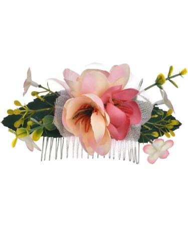 DOITOOL 1pc Hair Barrettes Hair Clip Tiara Bride Comb Hair Comb for Bride Fabric Flower Comb Bridal Hair Comb Flower Hair Comb Wedding Hair Comb Hairpin Headgear Hair Fork - Buy Online on GoSupps.com