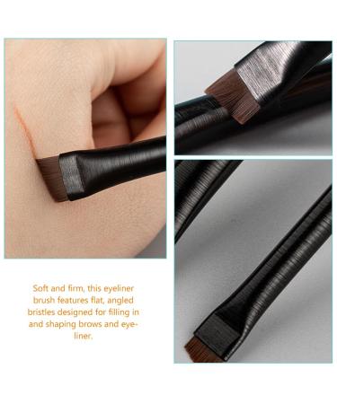 3 Sets of Premium Makeup Brushes - Angled Eyeliner & Ultra Fine Slanted Eyebrow Brushes for Precision Application - International Shipping Available - Buy Online on GoSupps.com