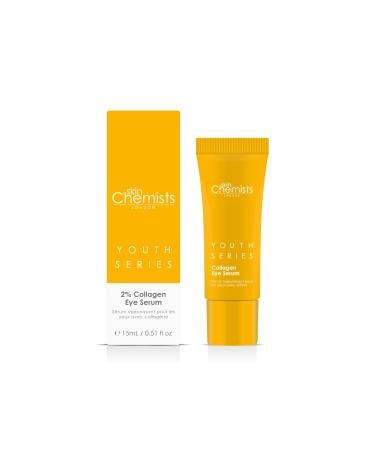 SkinChemists Collagen Eye Serum 15ml | Anti-wrinkle care with active ingredients for more elastic skin - All skin types