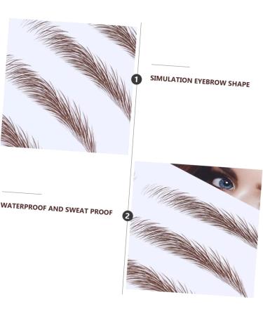 Mipcase 4pcs Eyebrow Stickers Waterproof Makeup Eyebrows Makeup Tools Water Transfer Eyebrow Sticker Mold 3d - Buy Online on GoSupps.com