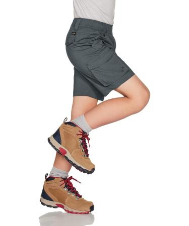 CQR Kids Youth Pull on Cargo Shorts - Outdoor Hiking Shorts - Driflex Charcoal Large - Buy Online on GoSupps.com