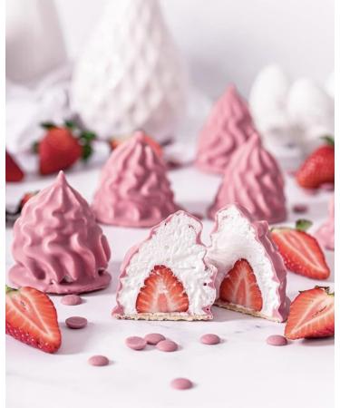 Buy Ruby Kupert re Chips - Pink Chocolate for Glazing & Decorating Cakes | Gluten-Free 2 Pack (100g each) - International Shipping Available - Buy Online on GoSupps.com