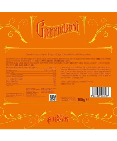  Italian Gourmet E.R. Alberti Strega-Goccioloni allo Strega Pack of 15 Pieces 195 g + Italian Gourmet Pulp 400 g - Buy Online on GoSupps.com