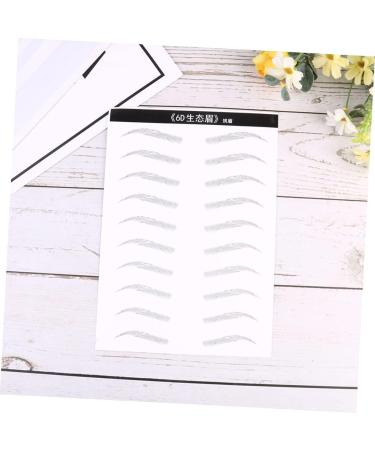 Beavorty 2 Pairs Makeup Stencil Waterproof Sticker Bionic Eyebrow Supplies Makeup Tools Like Real 6d - Buy Online on GoSupps.com