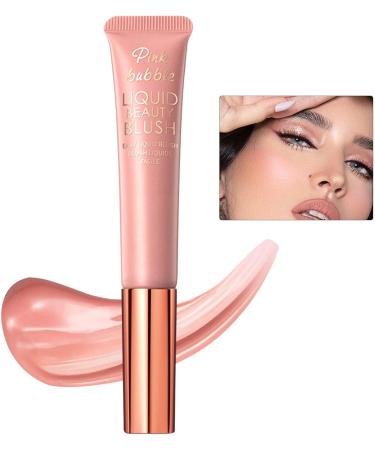 REMEK Liquid Face Blush - Lightweight Blendable Stick | Multipurpose Matte Liquid Blush for Highlighting Cheeks Lips Neck Clavicle and Legs 1# - Buy Online on GoSupps.com