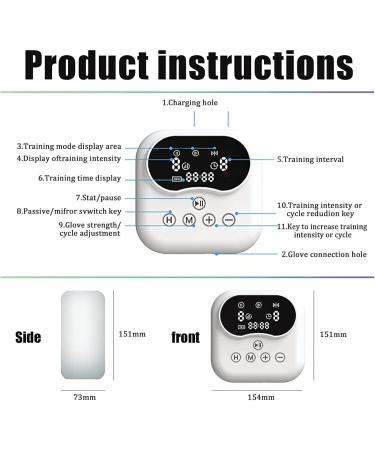 Stroke Hemiplegia Rehabilitation Training Equipment 4 Modes/Easy Operation Different Gears for Long-Term Relief Finger Cramps Right-L - Buy Online on GoSupps.com