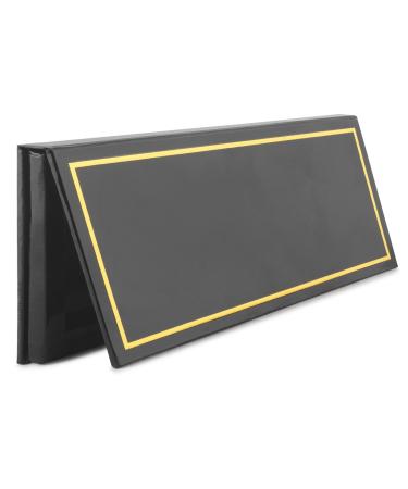 Medium Empty Customizable Makeup Palette with Mirror, 10 Metal Stickers - Ideal for Eyeshadows, Highlighters, and Blushes - Buy Online on GoSupps.com