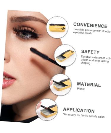Beavorty Lip Stain Set Brow Wax 2 Pcs Eyebrow Styling Soap Practical Durable Makeup Tool Eyebrow Styling Cream for Women Ladies Soap Brows Clear Brow Wax - Buy Online on GoSupps.com