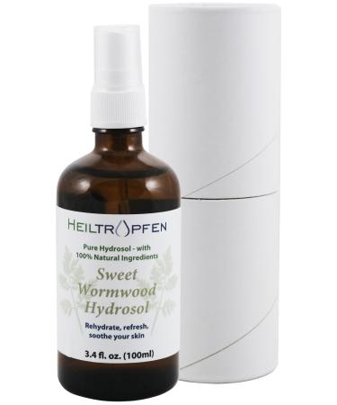 Heiltropfen Sweet Wormwood Hydrosol - Hydrolat 3.4 fl. oz. - 100 ml | 100% Natural ingredients Hydrolate | Rehydrate Refresh Soothe your skin | Third-Party Tested