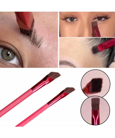 Slanted Flat Angle Eyebrow Brush Thin Precision Eye Brush Multifunction Eyebrow Brush Angled Eyebrow Brush Makeup Tool for Women - Buy Online on GoSupps.com