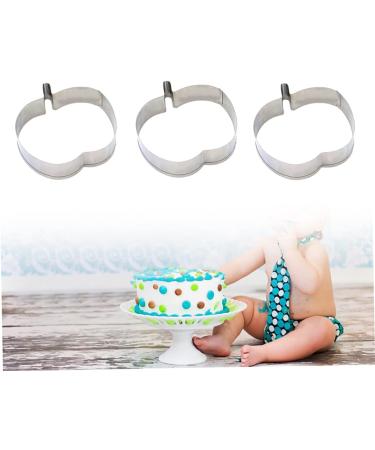 OUNONA 3 Pcs Baking Mold Cake Mold Fondant Mold Gummy Molds Cookie Mold Cakesicles Mold Cake Stencils Stainless Steel Molds Cookie Stencils Dessert Molds DIY Modeling Die Cutting - Buy Online on GoSupps.com