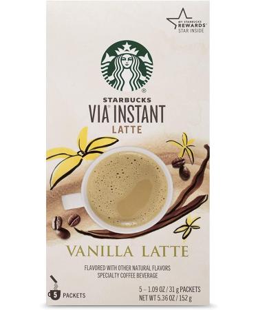 Starbucks VIA Instant Vanilla Latte 10 CT (2 pack) - Buy Online on GoSupps.com