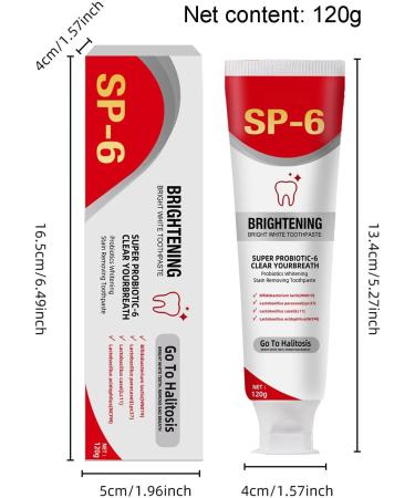  BommFu Gentle Toothpaste | 120g of refreshing whitening toothpaste - Helps relieve gum pain and reduce tooth sensitivity - Buy Online on GoSupps.com
