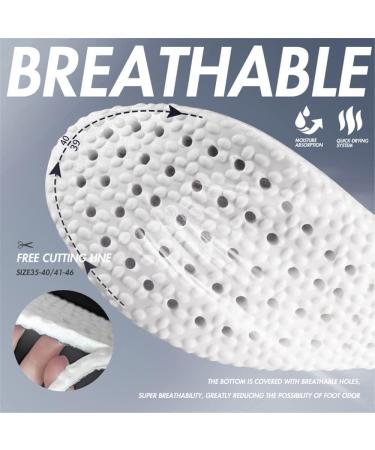 XINIFOOT Shock Absorption Insoles - 3 Pairs of Flexible PU Inserts for Men (US 8-11) | Relieve Foot Pain & Maximum Comfort in Black - Buy Online on GoSupps.com