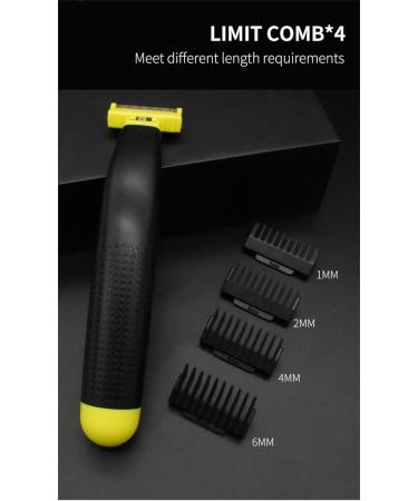 Stellaya Electric Body Hair Trimmer for Men - Wet & Dry Shaver with 4 Combs | Full Body Washes & Razors - International Shipping - Buy Online on GoSupps.com