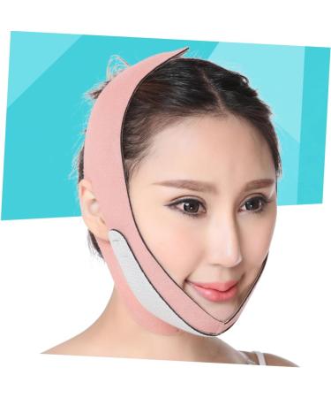 Ipetboom 1pc Slimming Belt V Shape Thin Masseter Chin Slim Strap Neoprene Material -lifting Artifact Chin Straps Chin Lift Facial Lifting Belt Pink Thin - Buy Online on GoSupps.com