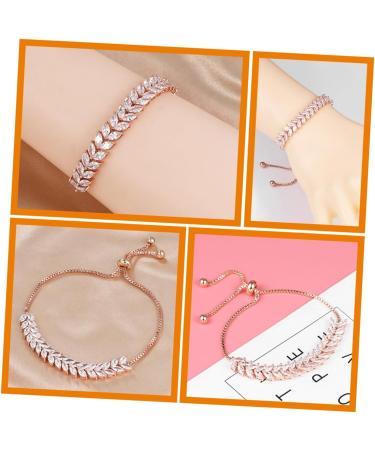 PACKOVE High-end Simple Bracelet Adjustable Bracelet Metal Bracelets Enamel Teakettle World Map Wall Clock Crystal Bracelet Tennis Wristband Bracelets for Girls Accessories Zircon Wedding - Buy Online on GoSupps.com