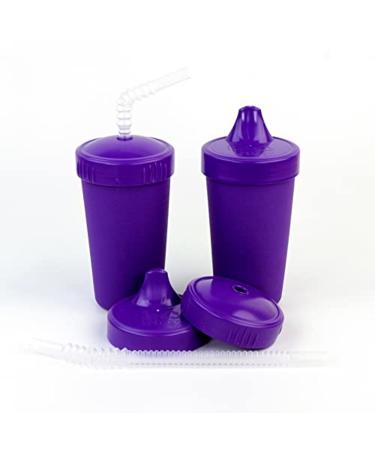 Re-Play Baby Sippy Cups for Toddlers 2pk Kids No Spill Cup Amethyst Purple  