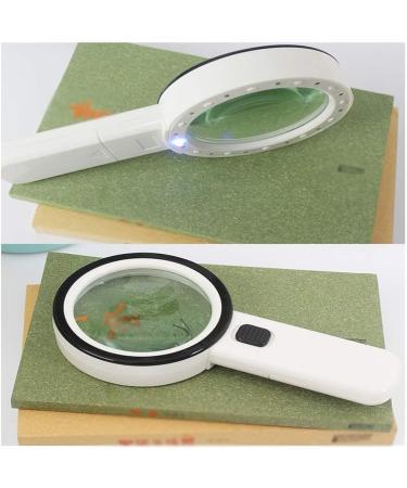 ES for Hobbies Reading Magnifier 30 Times High-Definition Handheld with LED Light High Magnification Suitable for Children Students to Read Identifi Better Life - Buy Online on GoSupps.com