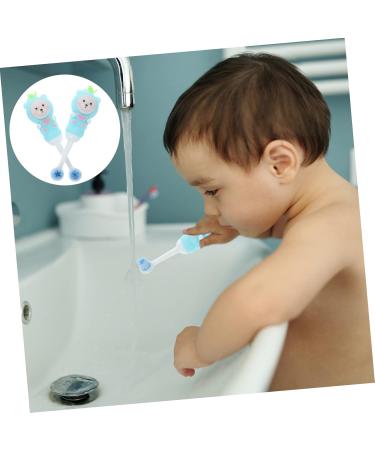 Ipetboom 8 STK Kids Toothbrush Set - Soft Bristles Travel Toothbrushes for Toddlers | Cute Bear & Sweet Fruit Designs - Buy Online on GoSupps.com