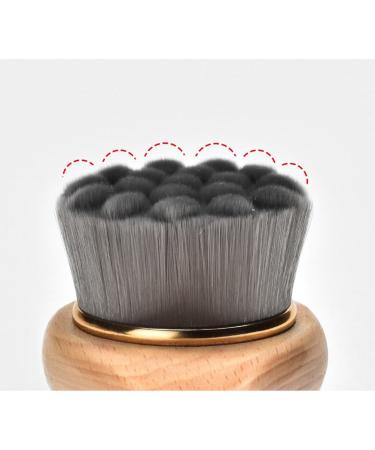Healifty Facial Cleansing Brush | Soft Natural Bristles & Exfoliating Wooden Handle | Improve Skin Cleansing & Glow - International Shipping Available - Buy Online on GoSupps.com