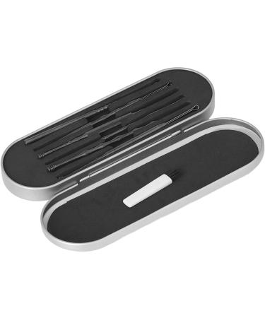 Ear Wax Removal Kit Home Portable Case Ear Wax Cleaner for Travel (Black) - Buy Online on GoSupps.com