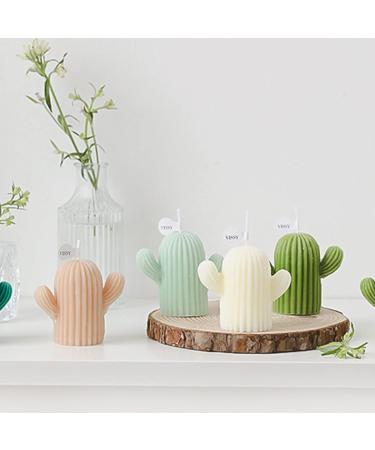 Small Cactus Candle - Scented Wax Aromatherapy for Home & Office | Perfect Succulent Decoration for Weddings & Parties - Buy Online on GoSupps.com