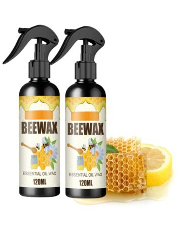 Natural Micro-Molecularized Beeswax Spray Beeswax Furniture Polish Beeswax Spray Cleaner Furniture Beeswax Spray The Original Beeswax Spray Furniture Molecularized Beeswax Spray (2PCS)