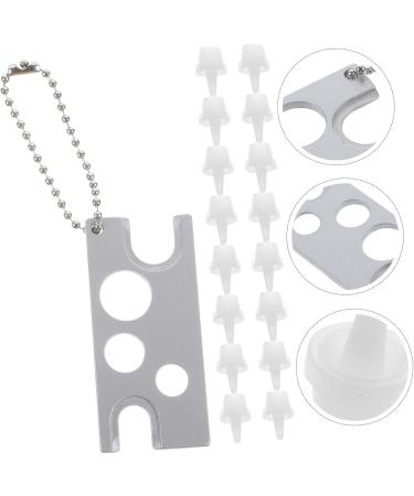 minkissy 1 Set Grafting Eyelash Tool Eyelashes Remover for Extensions Eyelash Remover Lashes Glue Lash Glue Bottle Plug Glue Bottle Stoppers Lash Glue Bottle Tips Glue Bottle Removers Metal - Buy Online on GoSupps.com