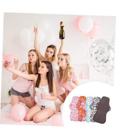Minkissy 8 Pack Washable Menstrual Pads | Reusable & Comfortable Period Pads for Women - Buy Online on GoSupps.com