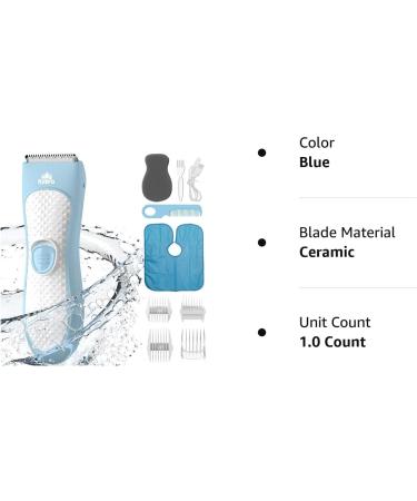 Quiet Baby Hair Clippers - Rechargeable, Waterproof Trimmer for Kids with Autism - Ceramic Blade Haircut Kit - Buy Online on GoSupps.com